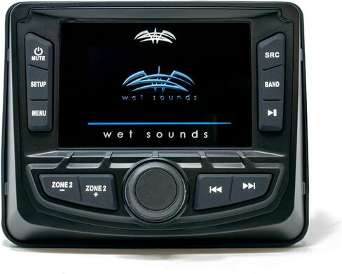 Wet Sounds WS-MC2: نظام وسائط بحرية بقياس 3 بوصات مع شاشة LCD كاملة الألوان مقاس 2.7 بوصة، وبلوتوث (متجدد) in Kuwait