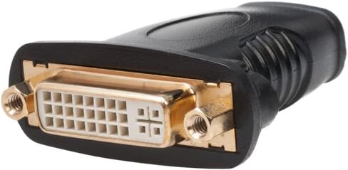 محول HDMI أنثى إلى DVI-D من SATMAXIMUM مطلي بالذهب لشاشة الكمبيوتر الشخصي HDTV in Saudi Arabia