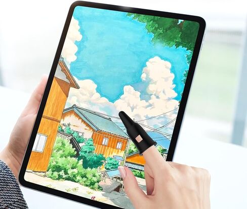 قلم لمس لشاشة اللمس، قلم لمس من السيليكون عالي الدقة والحساسية، قلم ذو سعة لأجهزة iPad/iPhone/Android والهواتف اللوحية وجميع شاشات اللمس، كبير (للبالغين) (2.1 * 0.9 بوصة) in Saudi Arabia