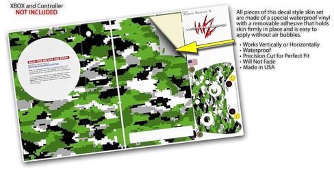 ملصق من الفينيل من WraptorSkinz متوافق مع وحدة التحكم ووحدة التحكم XBOX Series S WraptorCamo Digital Camo Green (وحدة التحكم في الألعاب غير متضمنة) in Kuwait