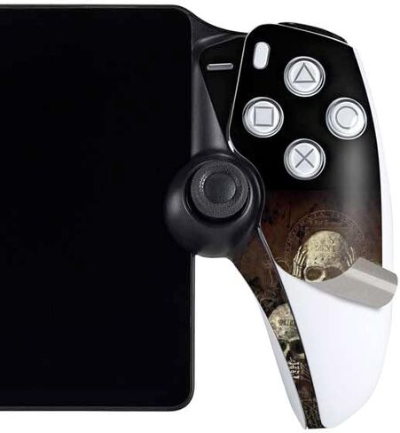 ملصق Skinit المخصص للألعاب متوافق مع PlayStation Portal Remote Player - تصميم Alchemy Carta No Evil المرخص رسميًا in Kuwait