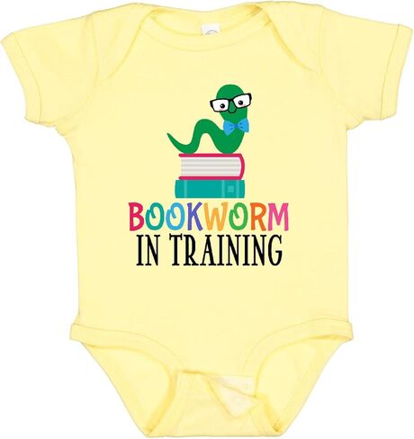 inktastic Bookworm in Training Reading Baby Bodysuit in Kuwait