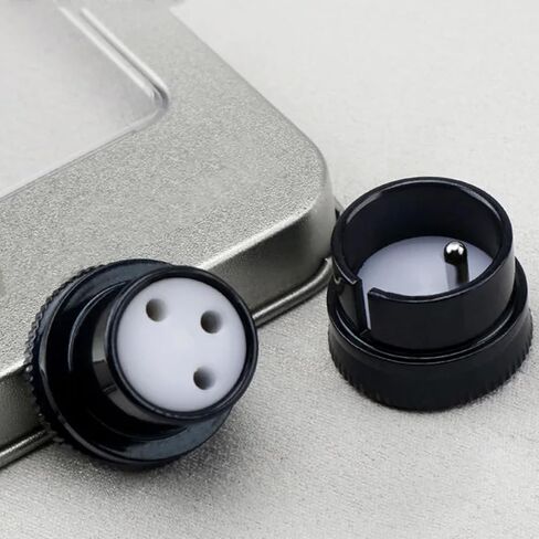 Rhodium Plated Protective Cover Male/Female Lid Cap for XLR Plugs Wear in Sound Devices Easy Use Protectors in Saudi Arabia