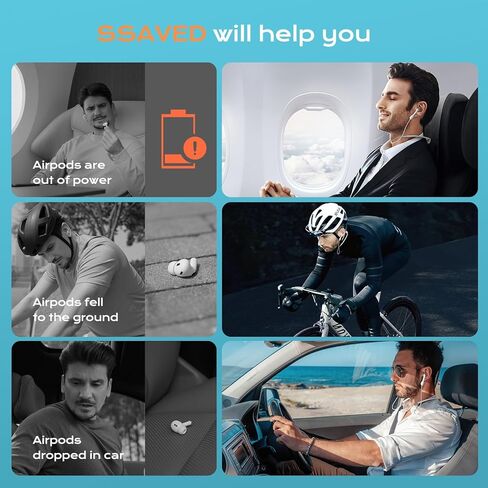 حقيبة شحن محمولة لأجهزة Airpods Pro الجيل الأول/الثاني/الثالث، حبل رياضي مضاد لفقدان الحبل سهل لرياضة airpods srap في الهواء الطلق، والقيادة، والجري، والهدايا المناسبة (رمادي فضي، بدون Airpods) in Kuwait
