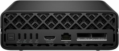 محطة عمل HP ZGX G1n - NVIDIA GB10-128 GB - 4 تيرابايت SSD - كمبيوتر صغير - أسود - NVIDIA GB10 Grace Blackwell Superchip Chip - DGX OS - NVIDIA Graphics - لوحة مفاتيح باللغة الإنجليزية - 10 جيجابت إيثرنت، 200 جيجابت in Kuwait
