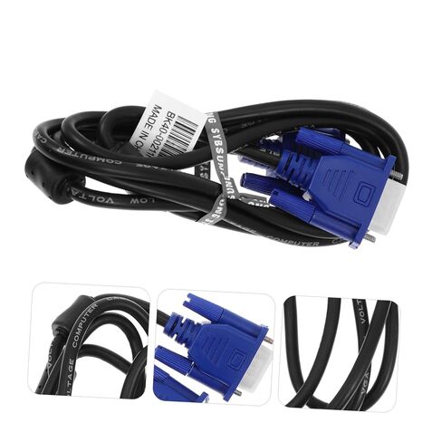 2pcs Vga to Vga Cable Monitor Cord Extension Cable for Computer Projector in Saudi Arabia