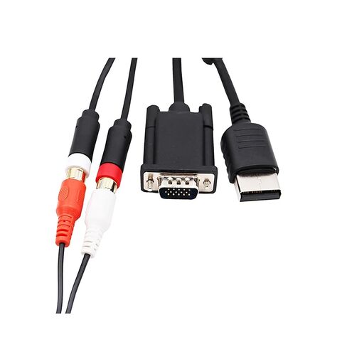 محول كابل VGA بطول 1.8 متر محول كابل تحويل الصوت مناسب لوحدة تحكم ألعاب Dream-cast DC CRT LCD in Kuwait
