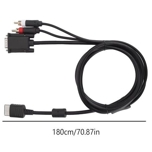 محول كابل VGA بطول 1.8 متر محول كابل تحويل الصوت مناسب لوحدة تحكم ألعاب Dream-cast DC CRT LCD in Kuwait
