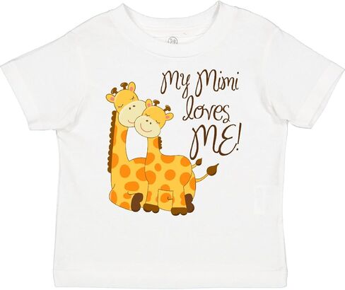 تي شيرت Inktastic My Mimi Loves Me للأطفال الصغار in Kuwait