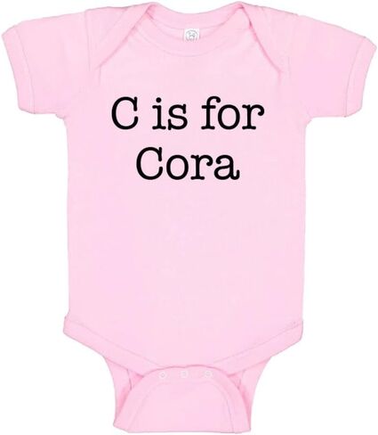 C is for Cora Baby Infant Bodysuit in Saudi Arabia