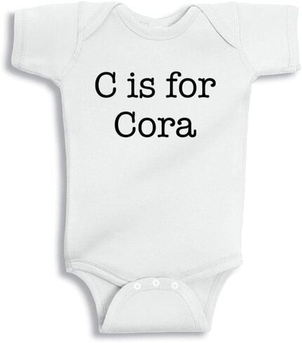 C is for Cora Baby Infant Bodysuit in Saudi Arabia