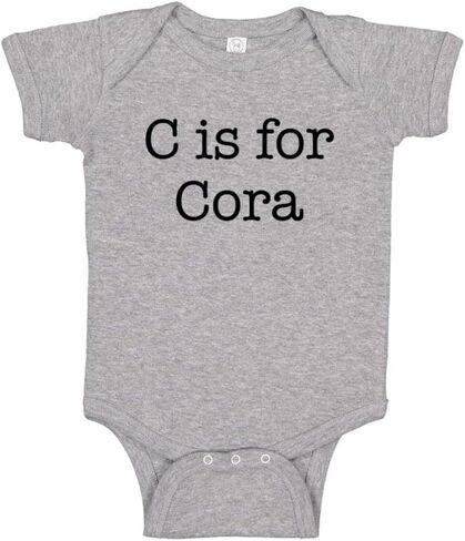 C is for Cora Baby Infant Bodysuit in Saudi Arabia