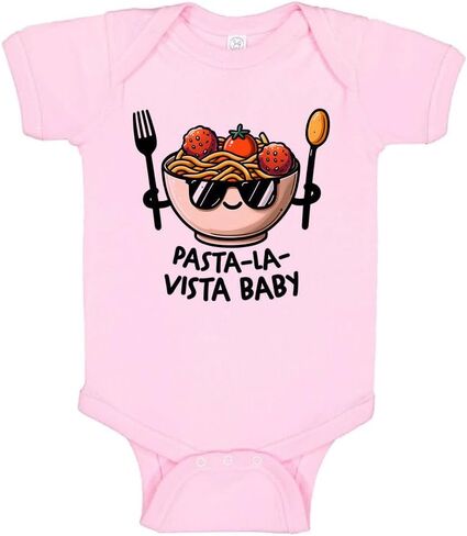 TATY Kids Pasta La Vista Baby Baby Infant Bodysuit in Saudi Arabia