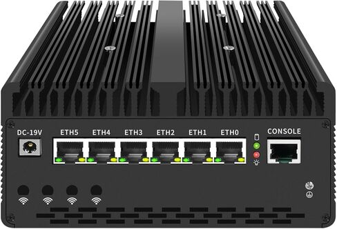 Fanless Mini PC U9-185H with 2*DDR5/2*M.2 Nvme,Desktop Computer 6*i226 2.5G LAN,SIM_5G Slot,4K Triple Display,WiFi,Micro Router Appliance, AES-NI, OPNsense,NO RAM NO SSD (NO RAM NO SSD) in Saudi Arabia