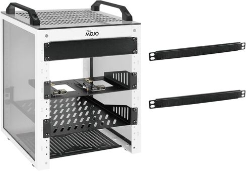 Tecmojo 6U 10 inch Mini Server Rack & 2 Pack 0.5U Brush Panel in Kuwait