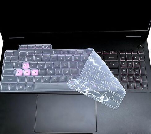 غلاف لوحة المفاتيح متوافق مع ASUS TUF Gaming F16 FX608 FX608LP FX608LM FX608JMR FX608JH FX608JHR FX608JPR FX608JMR Series، TUF A16 FA608 FA608UP FA608UM FA608WI Series Laptop (وردي متدرج) in Kuwait