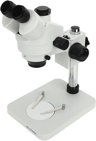 Adjustable Magnification Trinocular Stereo Microscope, Wide Field of View, Easy to Operate with Digital Camera, Ideal for Industrial Welding, Eyepiece 10X to with Computer in Saudi Arabia