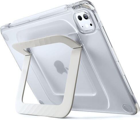حافظة TORRAS Ostand K3 Neo لجهاز iPad Pro 11 بوصة M5 (2025) / M4 (2024)، زوايا عرض قابلة للتعديل، حامل فائق الثبات، حافظة رفيعة واقية ضد الصدمات مع حامل أقلام، أبيض ثلجي in Kuwait