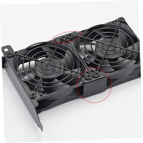 Kisangel 4 قطعة بطاقة الرسومات مروحة التبريد تحديد مشبك قوس ل 12-14 سنتيمتر المشجعين ملحقات الكمبيوتر بطاقة الفيديو المبرد حامل التبريد in Kuwait
