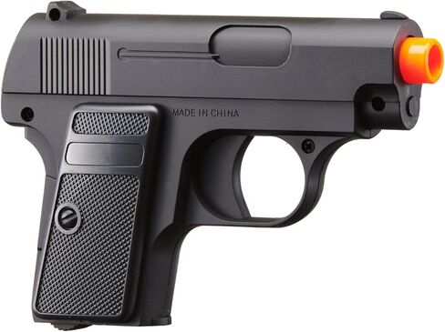 Golden Ball ABS Plastic Portable Pocket Airsoft Spring Pistol- Black in Saudi Arabia