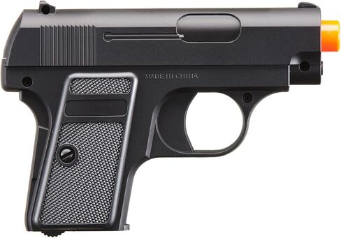 Golden Ball ABS Plastic Portable Pocket Airsoft Spring Pistol- Black in Saudi Arabia
