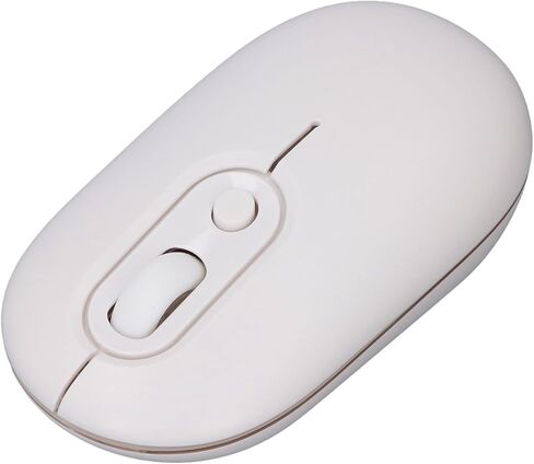 Diyeeni ماوس لاسلكي بلوتوث، ماوس محمول صغير الحجم لأجهزة الكمبيوتر المحمولة، BT + مستقبل USB وضع مزدوج، 800/1200/1600 نقطة في البوصة قابل للتعديل، لجهاز Chromebook لـ 11 10 8 7 2003 2000 (أسود) in Kuwait