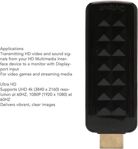 HD Multimedia Interface to DisplayPort Adapter,4K 30Hz Extend Mirror Mode Video Display Converter in Saudi Arabia