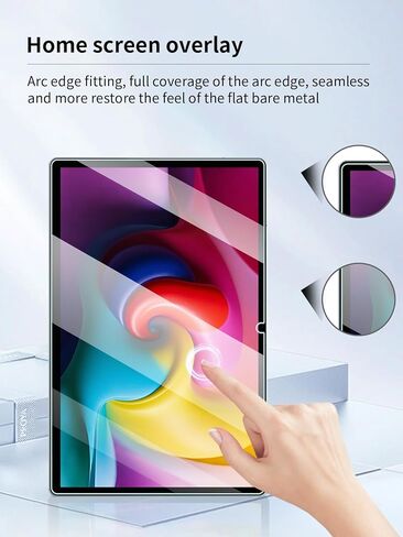 واقي شاشة لجهاز Callsky-Tab Ctab 11 Android 14 Tablet 10.95 بوصة معالج ثماني النواة، مضاد للخدش 9H صلابة اللمس الحساسة 2.5D حواف مستديرة خالية من الفقاعات سهلة التركيب، عبوتان. in Kuwait