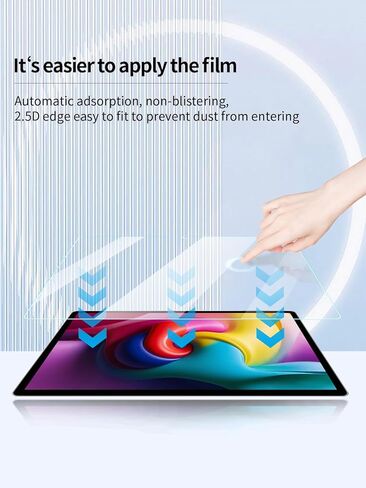 واقي شاشة لجهاز Callsky-Tab Ctab 11 Android 14 Tablet 10.95 بوصة معالج ثماني النواة، مضاد للخدش 9H صلابة اللمس الحساسة 2.5D حواف مستديرة خالية من الفقاعات سهلة التركيب، عبوتان. in Kuwait