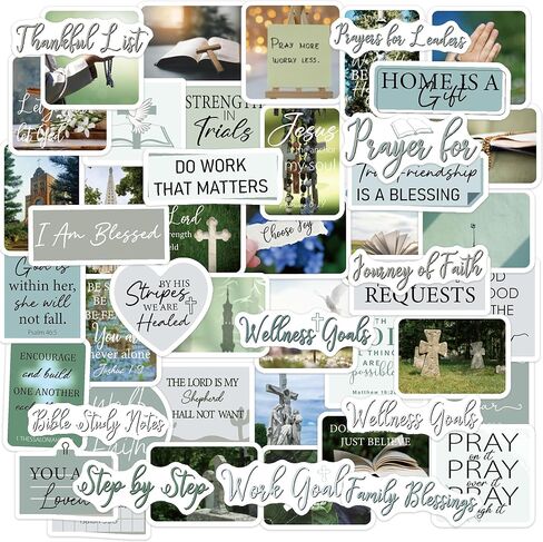 Black Girl Vision Board Stickers, 50 Pcs Affirmation Prayer Vision Boards Supplies for Women, Inspirational Sticker Decals for Journaling Scrapbook Planner Laptop, Faith Based Gifts in Saudi Arabia