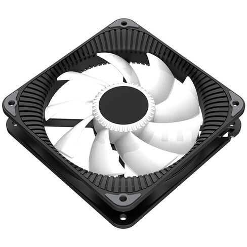 FC120 ARGB PC Case Fan 120mm 5V 3PIN اللوحة الأم الإضاءة مزامنة 4PIN PWM مروحة تبريد صامتة (FC120-RGB) in Kuwait