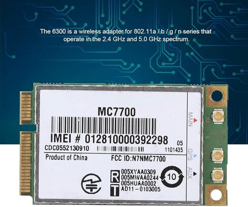 وحدة MC7700 PCIE 100Mbps 3G/4G LTE المدمجة اللاسلكية لسرعات التنزيل والتحميل السريعة، مثالية للاتصال بالشبكة ودعم التجوال in Kuwait