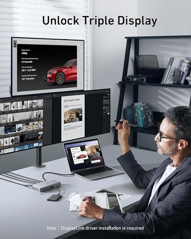 طقم تركيب Anker Hub مع تصميم قابل للتعديل وقاعدة إرساء Anker 10 في 1 USB C in Saudi Arabia