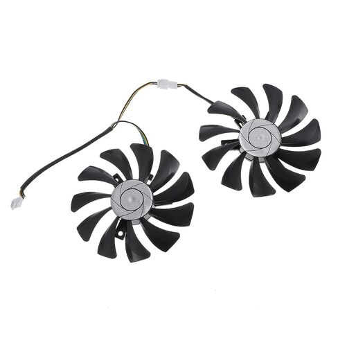 BESPORTBLE 1 Pair Plastic Graphics Card Cooling Fans Replacement for Gaming Gpu Video Cooler, Compatible with Msi Graphics Cards, Internal Computer Cooling Components in Kuwait