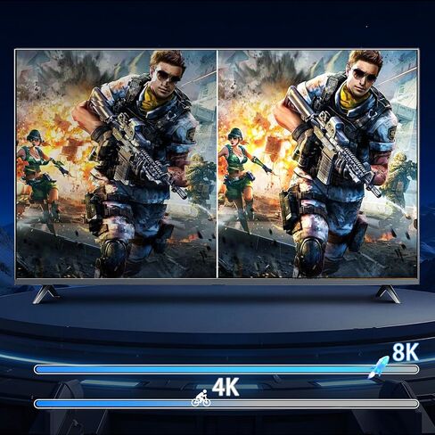 محول HDMI 2 في 1 مخرج، محول HDMI 4K@120 هرتز، يدعم HDR، ثلاثي الأبعاد، متوافق مع أجهزة الكمبيوتر المحمولة، الكمبيوتر الشخصي، سلسلة Xbox، PS5 / PS4، جهاز العرض in Kuwait