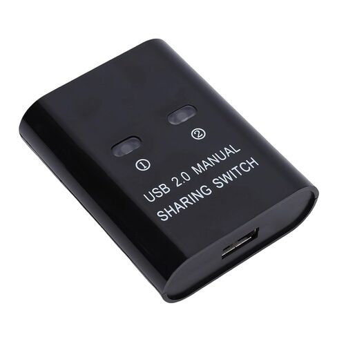 مفتاح مشاركة Yunseity USB 2.0، جهازي كمبيوتر يشاركان طابعة واحدة مع مفتاح واحد، نقل عالي السرعة، التوصيل والتشغيل، اتصال مستقر، مع منافذ إخراج إدخال USB .0 in Kuwait