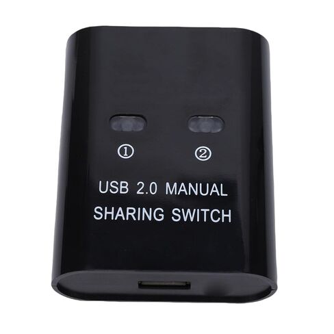 مفتاح مشاركة Yunseity USB 2.0، جهازي كمبيوتر يشاركان طابعة واحدة مع مفتاح واحد، نقل عالي السرعة، التوصيل والتشغيل، اتصال مستقر، مع منافذ إخراج إدخال USB .0 in Kuwait