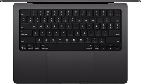 (CTO) شريحة Apple MacBook Pro M5 مقاس 14 بوصة مع وحدة معالجة الرسومات 10C CPU-10C و1 تيرابايت SSD و32 جيجابايت و70 وات - أسود فلكي - Z1KH000US - (أكتوبر 2025) in Kuwait