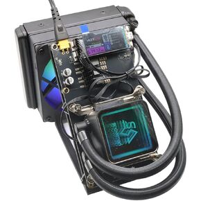 NerdQaxe++ Hydro Rev 6.1 6TH/s Upgraded Rev 6.1 Bitcoin Miner, 100W 16.5J/TH Low Power Consumption, 2.4G WiFi & Silent Operation - Open Source Crypto Miner for BTC in Saudi Arabia
