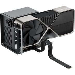 OwlTree PCIe 5.0 x4 128Gbps eGPU Dock, for 50 Series Graphics Cards, M.2 NVME to PCIe x16 Riser Cable 50cm, Supports Standard ATX Power Supply & External GPU for Mini PC NUC Laptop in Kuwait