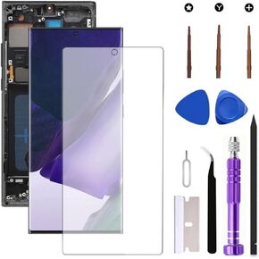 OLED لهاتف Samsung Galaxy Note20 Ultra 5G LCD استبدال شاشة Galaxy Note20Ultra SM-N986U SM-N986U1 شاشة عرض تعمل باللمس مجموعة رقمية تدعم بصمة الإصبع (مع إطار برونزي + فيلم ناعم + أدوات) in Kuwait