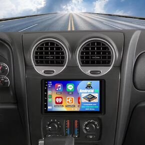 Android 14 Double Din Car Stereo ترقية راديو لـ 2002-2005 2006-2009 GMC Envoy، 7 بوصة شاشة لمس لاسلكية Carplay Android Auto GPS WiFi Bluetooth RDS DSP SWC Mirrorlink Mic كاميرا احتياطية in Kuwait