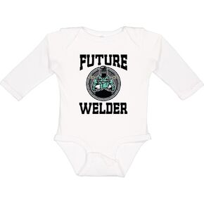 ملابس أطفال من Inktastic Welding Future Welder بأكمام طويلة in Kuwait