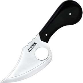 STRONK Skinning Knife 4 inch Fixed Blade - Hunting Camping Bushcraft Professional Grade Steel Skinner in Saudi Arabia