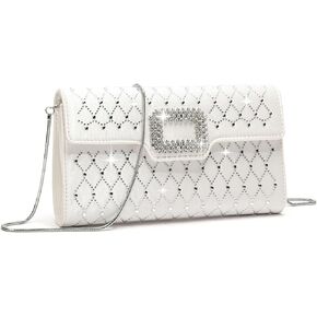 Evening Bag Clutch Purses for Women Elegant Rhinestone Handbags for Formal Wedding Party ＆ Cocktail Prom(Blue) in Saudi Arabia