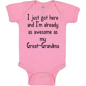 Cute Rascals Custom Baby Bodysuit Got Here Already Awesome Great-Grandma Grandmother Funny Cotton in Kuwait
