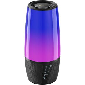 Portable Bluetooth Speaker, 40W 360° Stereo, Bluetooth 5.3 (100ft), IPX6 Waterproof, 9 Color LED, 12H Playtime (5600mAh) - Home/Outdoor/Party/Beach, Ideal Birthday (Colorful) in Saudi Arabia