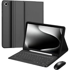 Case with Keyboard and Mouse for Samsung Galaxy Tab A9+/A9 Plus 5G 11 Inch 2023 (SM-X210 X216 X218),Detachable Magnetic Wireless Keyboard, Slim Cover with S Pen Holder, Auto Sleep/Wake (Black) in Saudi Arabia