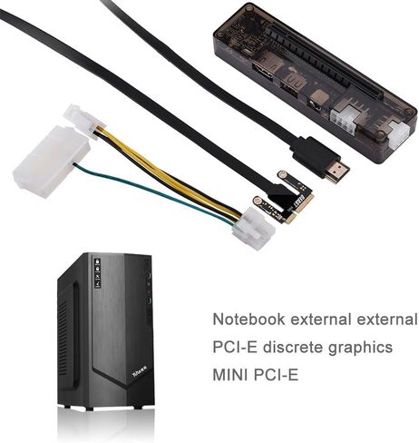منصة بطاقة فيديو خارجية مستقلة للكمبيوتر المحمول لـ Mini PCI-E بدون مصدر طاقة in Saudi Arabia