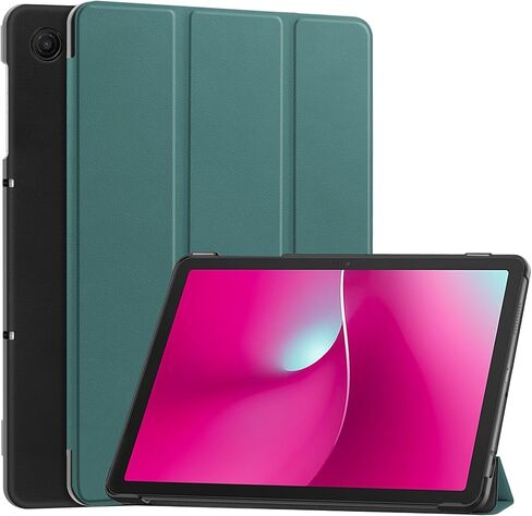 حافظة Revvl Tab 2 2025، غطاء حماية نحيف ذو هيكل صلب مع خاصية النوم التلقائي لجهاز Tmobile Revvl Tab 2 اللوحية مقاس 10.1 بوصة (أسود) in Kuwait
